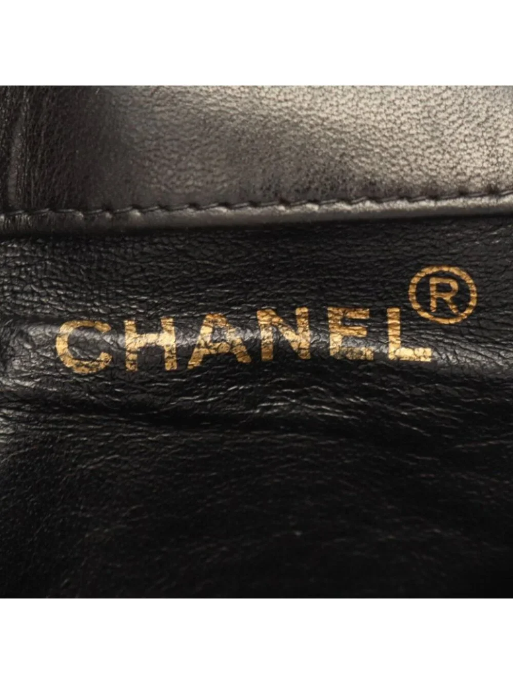 Chanel Backpack Quilted Black Lambskin Double Turnlock Chain